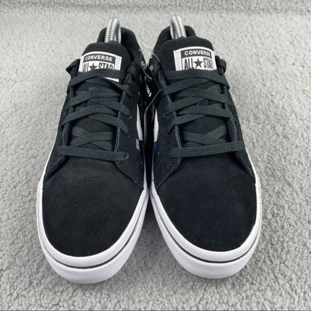 CONVERSE EL DISTRITO 2.0 OX Shoes Leather Unisex‎ Sneakers Women 8.5 Men 7 Black - Picture 4 of 13